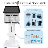 Professional Laser Beauty Cart | Silent Rollers, Sturdy & Durable