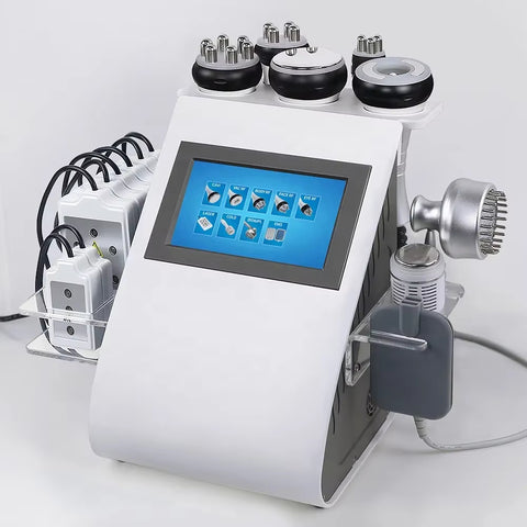 9 in 1 40K Vacuum Cavitation Machine Ultrasonic Body Slimming Machine Multi-Polar Anti-Wrinkle Rejuvenation Skin Lift Tighten