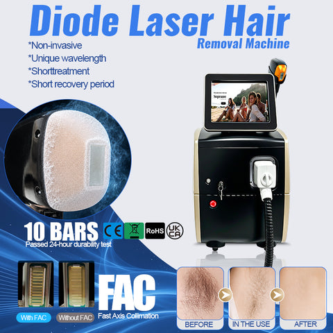 Professional Diode Laser Hair Removal Machine for Home and Salon Use