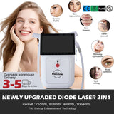 2-in-1 Diode & Pico Laser | Hair & Tattoo Removal + Skin Rejuvenation