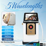 Painless Diode Laser Hair Removal Machine with Ice Cooling Handle