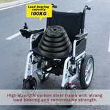 Foldable Electric Wheelchair | Lightweight, 4 Battery Opts