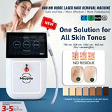 TM059-01 White Arctic Laser | LCD Handle for Hair Removal