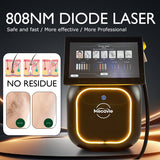 Black Aurora Single Hair Removal, Professional 4-Wavelength Diode Laser Hair Removal Device - Painless & Permanent Hair Removal for All Skin Tones, Full Body Use for Men & Women