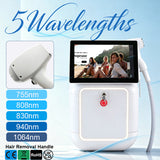 TM059-01 White Arctic Laser | LCD Handle for Hair Removal
