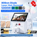5-Wavelength Diode Laser | 5000W Ice-Cooling Hair Removal