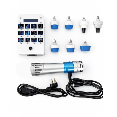 Shockwave Therapy Device | 7 Heads for Pain Relief & Rehabilitation