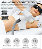 Diode Laser Hair Removal Device, Ice-handle Painless Permanent Hair Removal Equipment, Home Salon Hair Removal Device