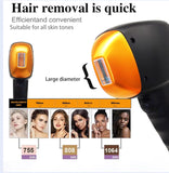 New diode laser professional painless hair removal device, home and salon-grade hair removal equipment, suitable for both men and women.