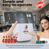 TM059-01 White Arctic Laser | LCD Handle for Hair Removal