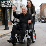 Foldable Electric Wheelchair | Lightweight, 4 Battery Opts