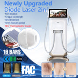 16 Bars Professional 2-in-1 Diode & Picosecond Laser Machine – 70 Million Shots