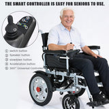 Foldable Electric Wheelchair | Lightweight, 4 Battery Opts