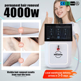 TM059-01 White Arctic Laser | LCD Handle for Hair Removal