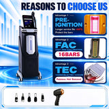 Professional 6-Wavelength 5000W Hair Removal Instrument – 10 Bars & FAC Technology