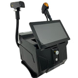 B61 2-in-1 Matte Black, Professional 2-in-1 Diode Laser & Picosecond Beauty Device – 4 Wavelengths, 5 Picosecond Heads for Permanent Painless Hair Removal & Tattoo Pigment Removal, All Skin Areas, Men & Women