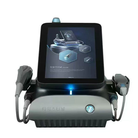 Titanium Ultrasonic 3 in 1 HIFU Machine Full-Face & Neck Use Pain-Free Home Care