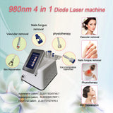 980nm vertical screen 4-in-1 professional nail fungus removal device, multi-functional beauty instrument