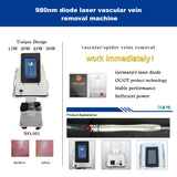 980nm Laser Redness Removal Beauty Device, Professional Skin Tone Balancing Beauty Equipment, Beauty Salon Skincare Equipment