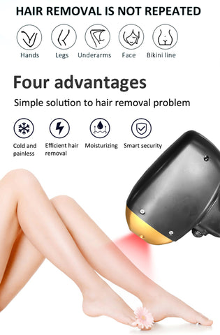 New diode laser professional painless hair removal device, home and salon-grade hair removal equipment, suitable for both men and women.