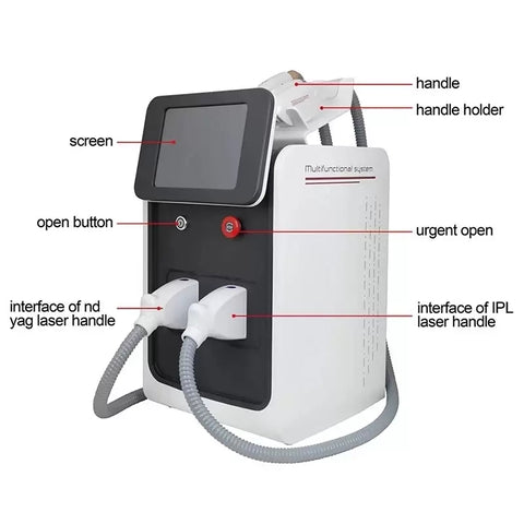 3-in-1 IPL/RF/Picosecond Machine,Pigment Lightening,Laxity Improvement